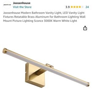 - Vanity or picture light